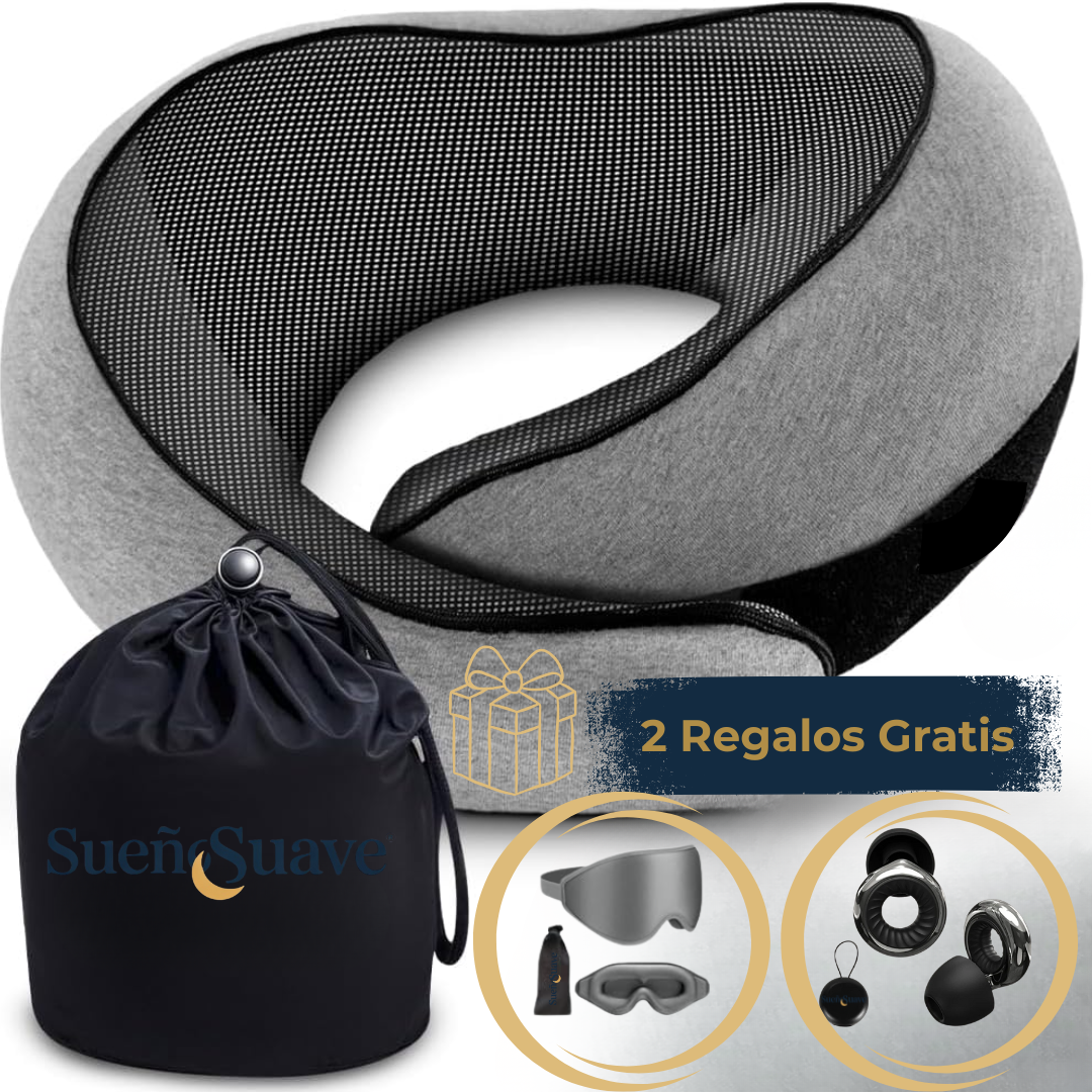 Cojín de Viaje Sueño Suave®  Elimina el Dolor de Cuello