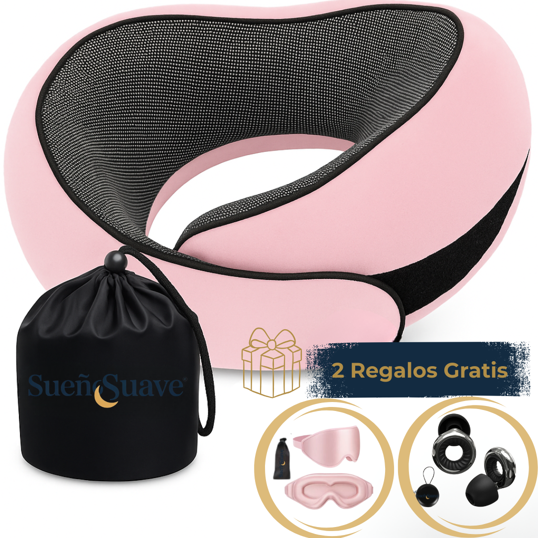 Cojín de Viaje Sueño Suave®  Elimina el Dolor de Cuello