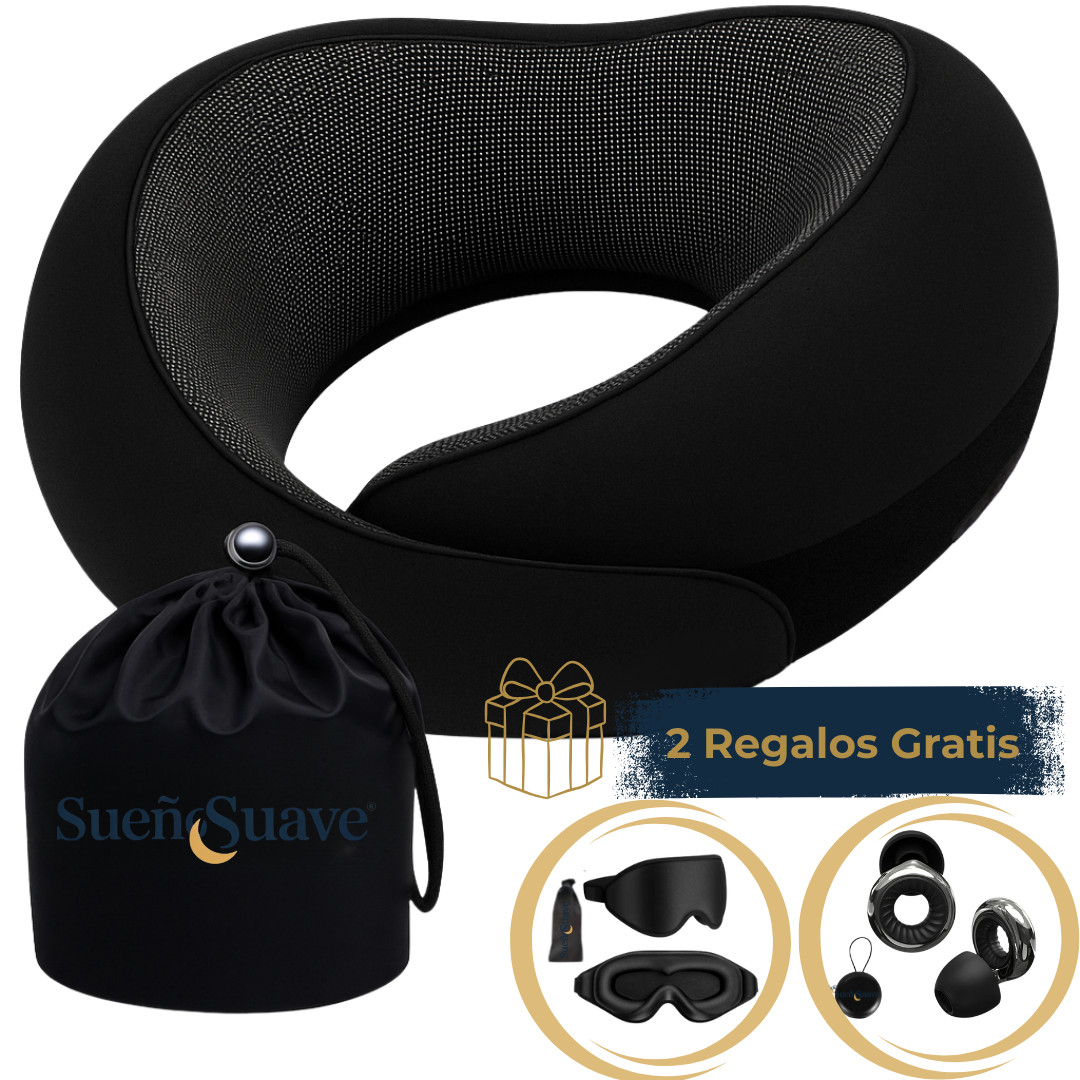 Cojín de Viaje Sueño Suave®  Elimina el Dolor de Cuello
