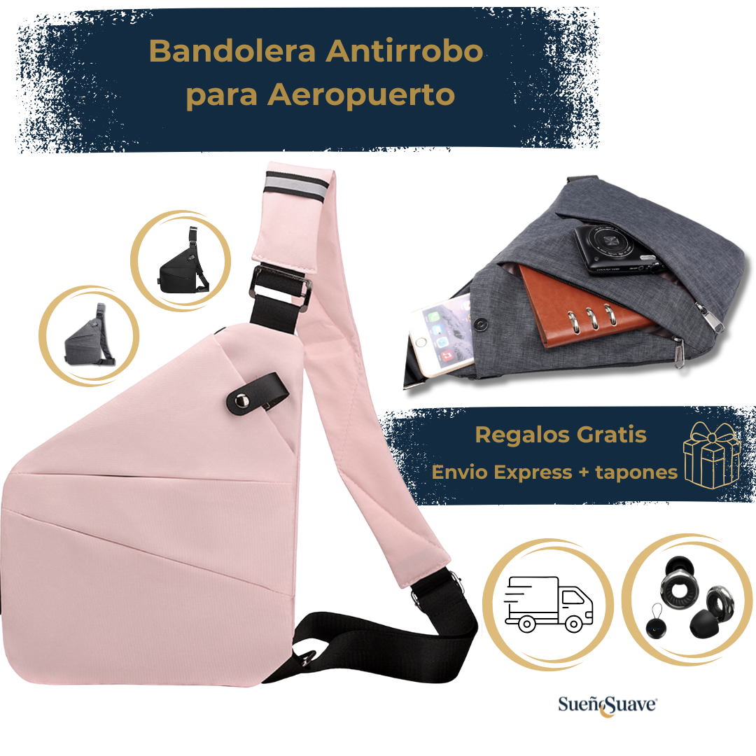 Bandolera Antirrobo para Aeropuerto