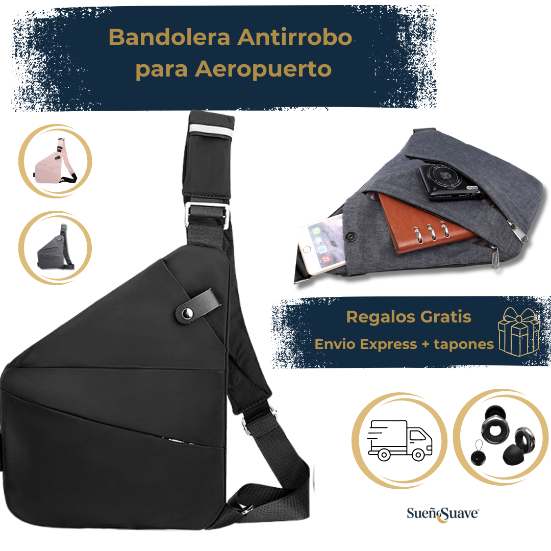 Bandolera Antirrobo para Aeropuerto