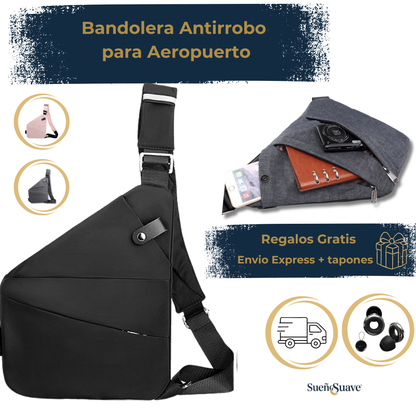 Bandolera Antirrobo para Aeropuerto